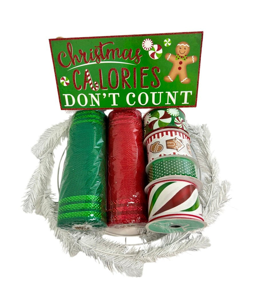 Christmas Calories Wreath Kit - Christmas Calories Kit - The Wreath Shop