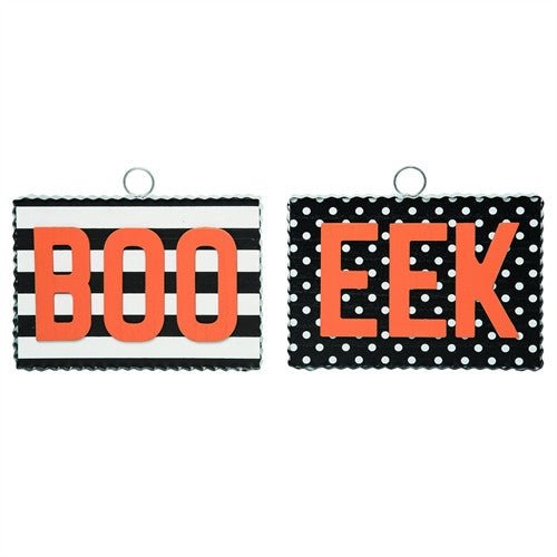 Corrugated Halloween Signs - R0271-boo - The Wreath Shop