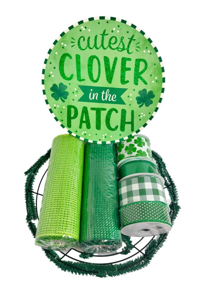 Cutest Clover Wreath Kit - Cutest Clover Wreath Kit - The Wreath Shop