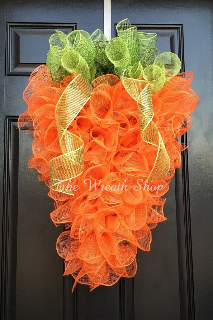 Deco Mesh Carrot (Example Only) - WRTH2042 - The Wreath Shop