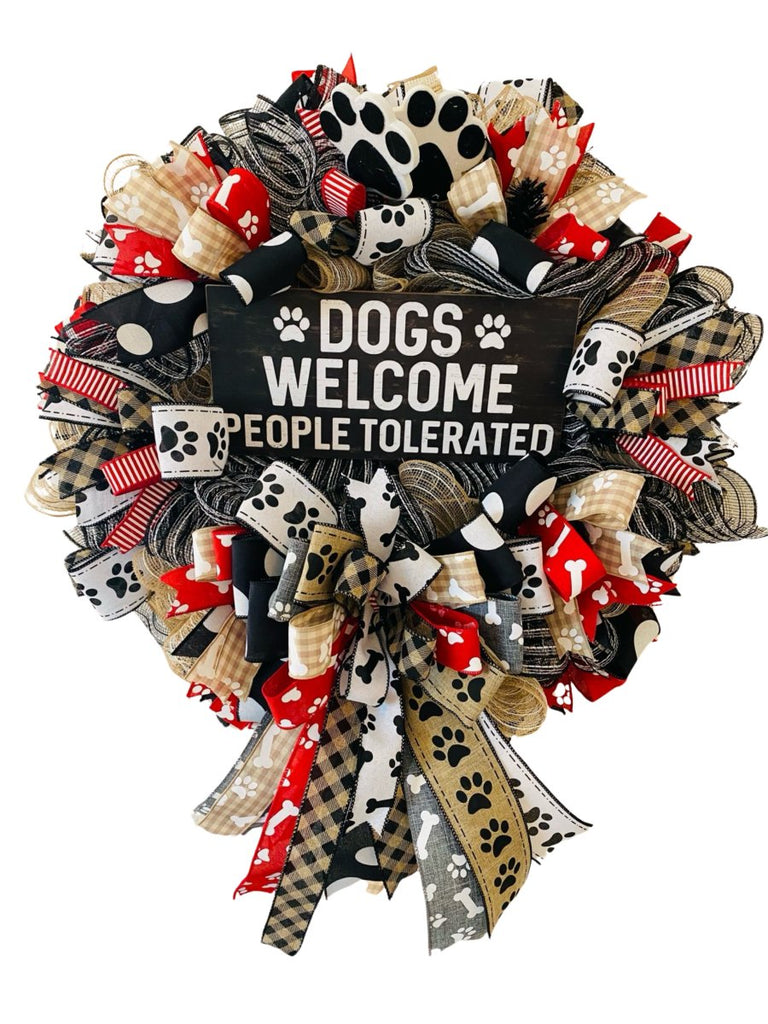 Dogs Welcome Wreath Kit - Dogs Welcome Wreath Kit - The Wreath Shop