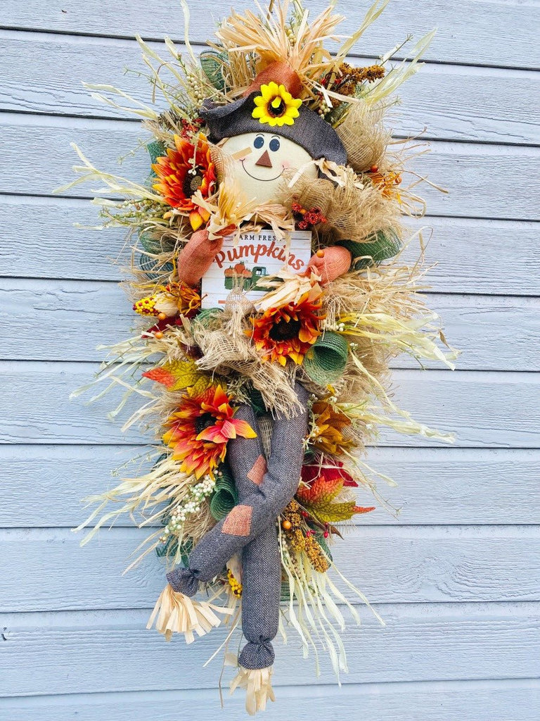 Fall Scarecrow Swag - Scarecrow Swag - The Wreath Shop