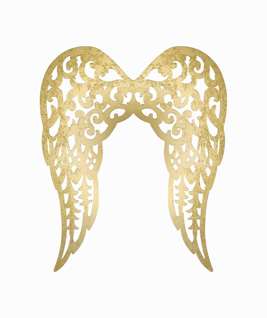 Filigree Angel Wings: 18" Gold Leaf - MD1556E9 - The Wreath Shop