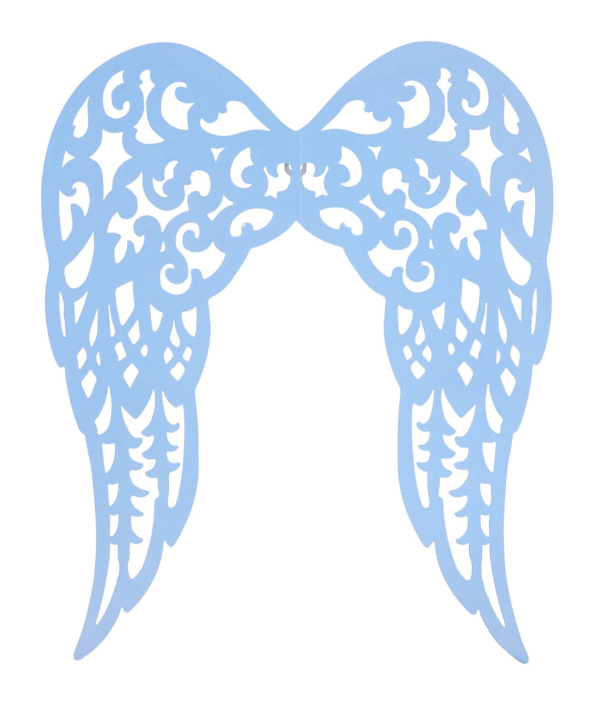 Filigree Angel Wings: 18" Light Blue - MD153714 - The Wreath Shop