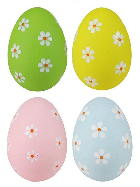 Flower Easter Eggs, Bag of 6 - HE6163 - Blue - The Wreath Shop
