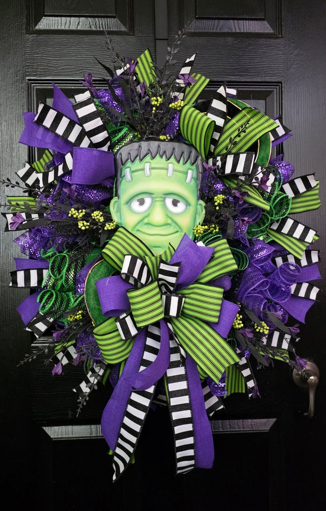 Frankenstein Wreath Kit - Frankenstein Wreath Kit - The Wreath Shop