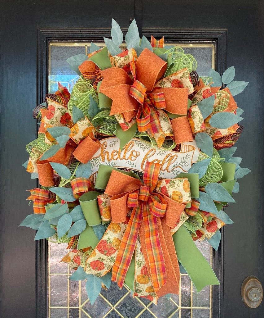 Hello Fall Wreath Kit - Hello Fall Wreath Kit - The Wreath Shop