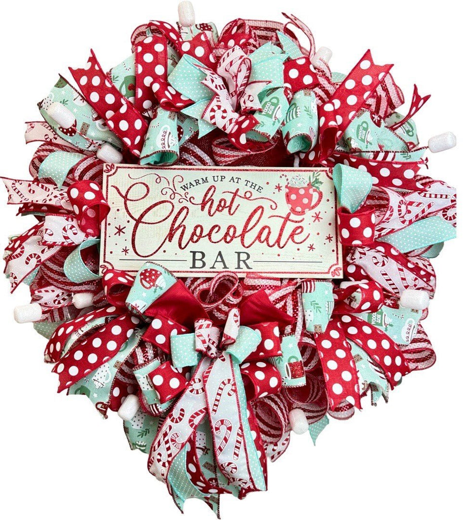 Hot Chocolate Bar Wreath - Hot Chocolate Bar Wreath - The Wreath Shop