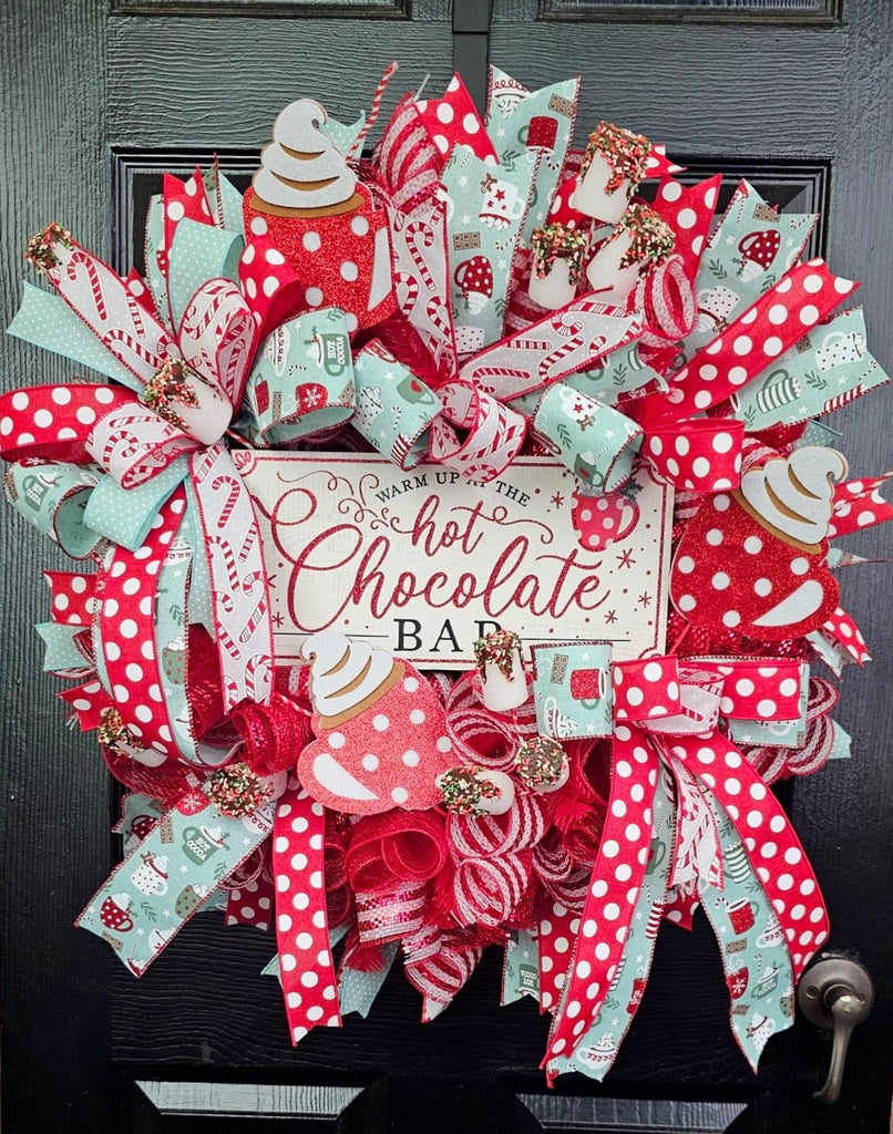 Hot Chocolate Bar Wreath Kit - Hot Chocolate Wreath Kit - The Wreath Shop