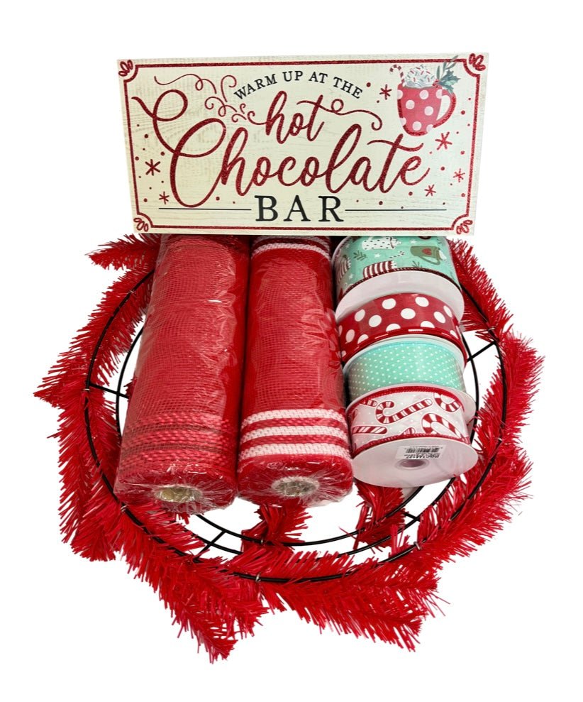 Hot Chocolate Bar Wreath Kit - Hot Chocolate Wreath Kit - The Wreath Shop