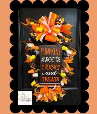 Julie's Crafting Boutique Halloween Swag Kit - Julie's Halloween Swag - The Wreath Shop