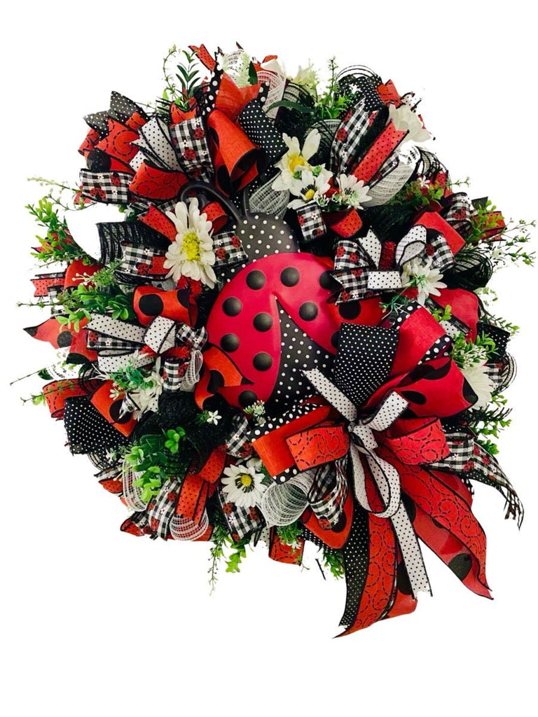 Ladybug Wreath Kit - Metal Ladybug Wreath Kit - The Wreath Shop