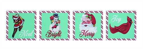 Mini Christmas Vintage Box Frame Signs - Y6285 - Noel - The Wreath Shop