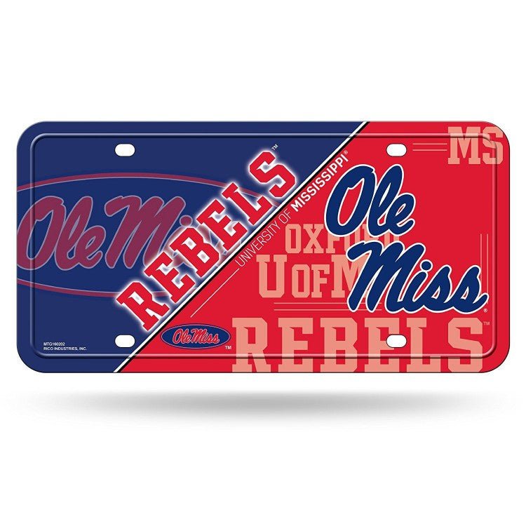 Ole Miss Mississippi Rebels License Plate - MTG160202 - The Wreath Shop