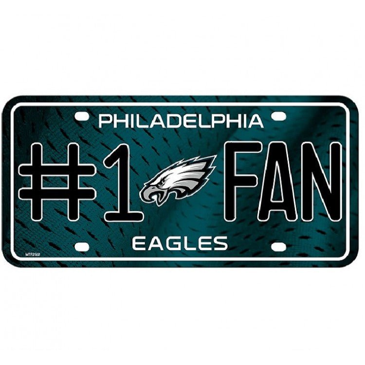 Philadelphia Eagles NFL Fan Metal Plate - MTF2502 - The Wreath Shop