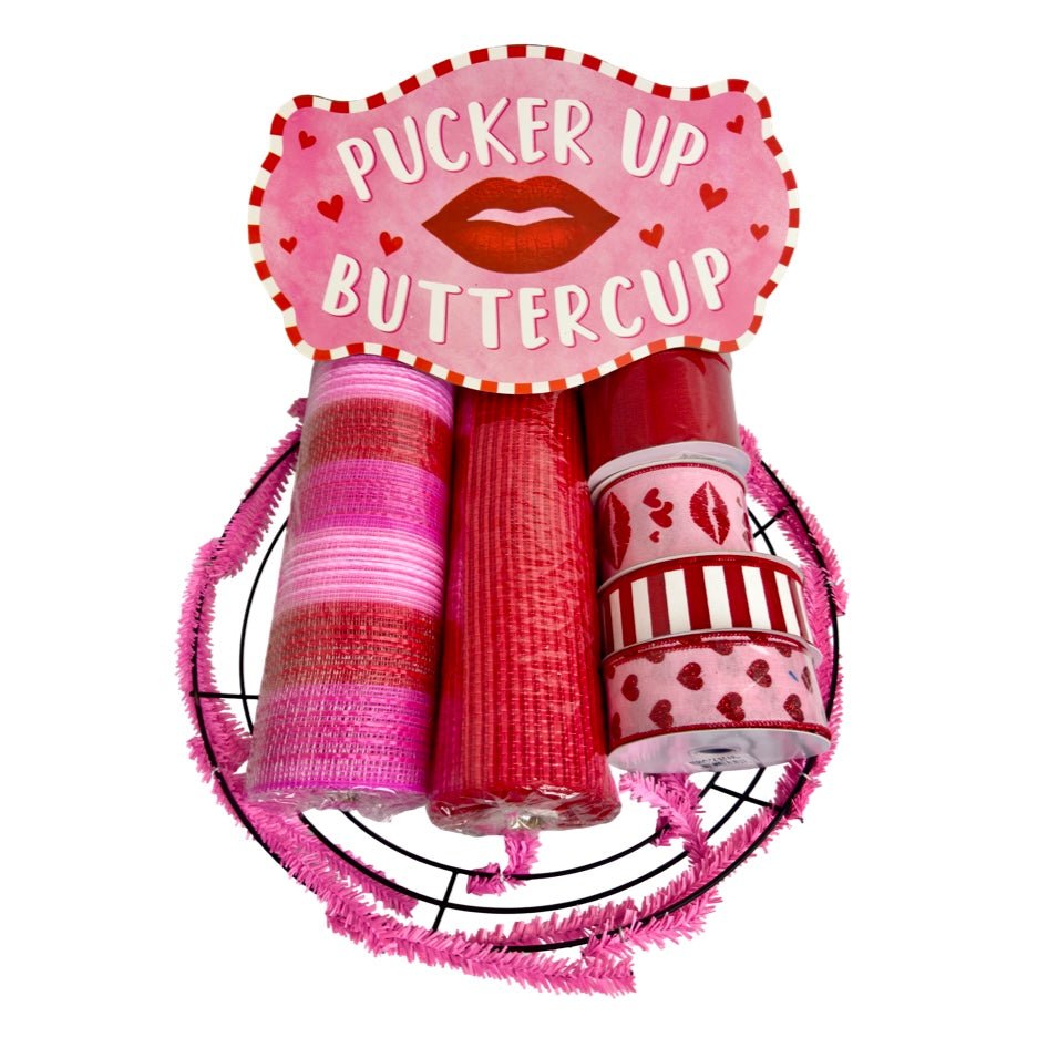 Pucker Up Wreath Kit - Pucker Up Wreath Kit - The Wreath Shop
