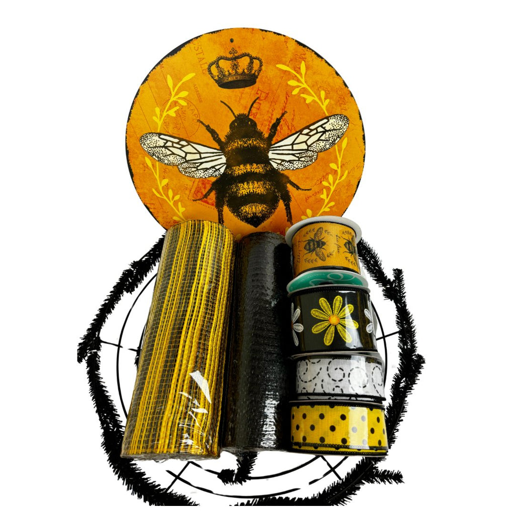 Queen Bee Wreath Kit - Queen Bee Wreath Kit - The Wreath Shop
