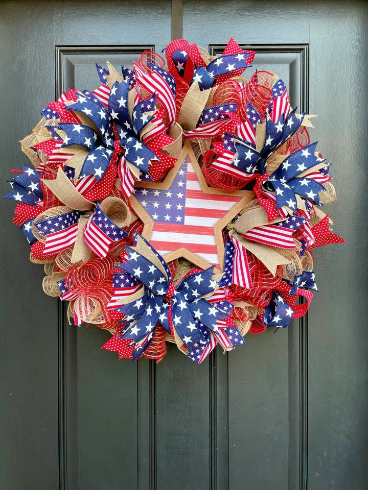 Rustic Star Wreath - Rustic Star Wreath - The Wreath Shop