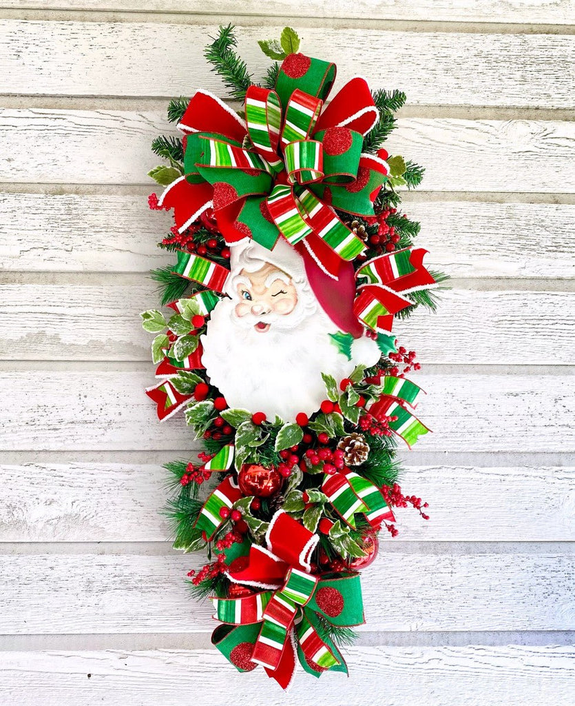 Santa Swag - Free Shipping - Santa Swag - The Wreath Shop