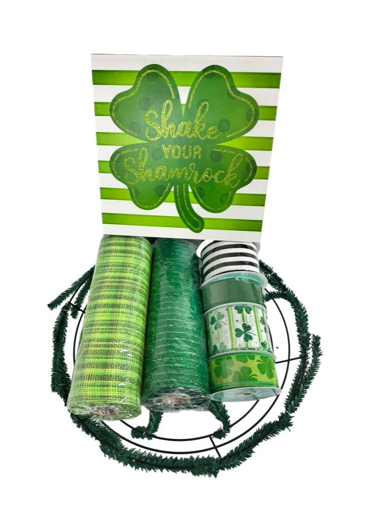 Shake Your Shamrock Wreath Kit - Shake Your Shamrock Kit - The Wreath Shop