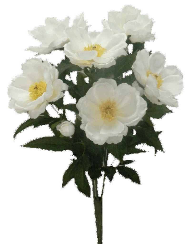 Silk Magnolia Bush: Cream (9) - 52371-CR - The Wreath Shop