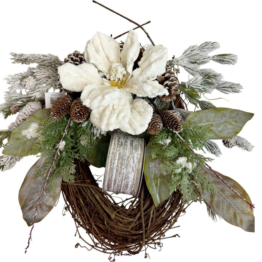Snowy Magnolia Wreath Kit -  - The Wreath Shop