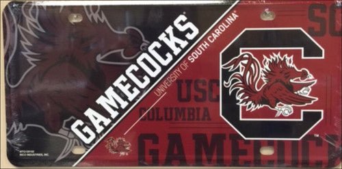 South Carolina Gamecocks Deluxe Novelty License Plate - LP-5588 - The Wreath Shop