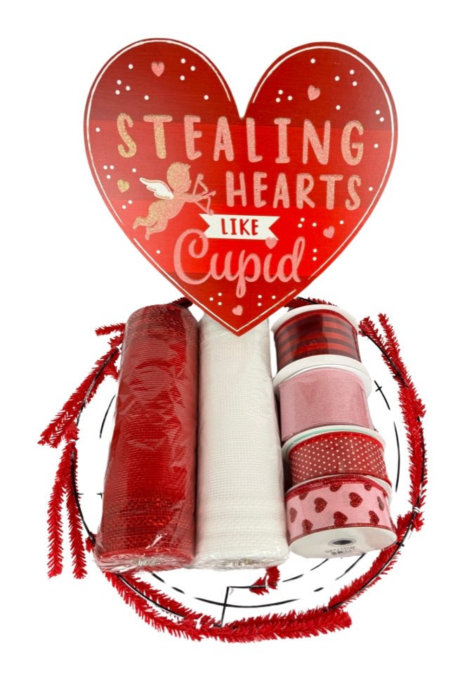 Stealing Hearts Wreath Kit - Stealing Hearts Kit - The Wreath Shop