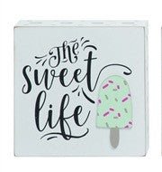 Sweet Life Summer Block Decor - A5392-sweet life - The Wreath Shop