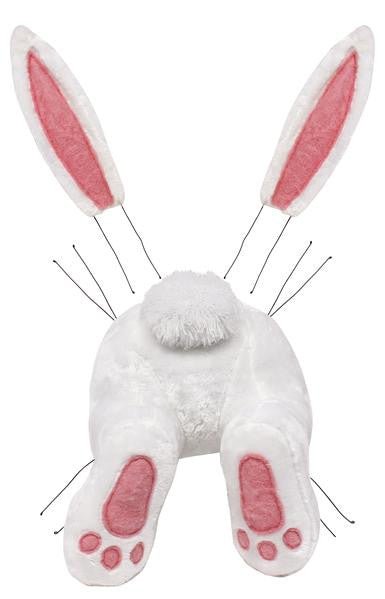 White/Pink Bunny Bottom Kit - HE7115 - The Wreath Shop