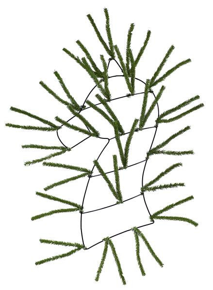 22.5" Horse Head Pencil Work Form: Green - The Wreath Shop
